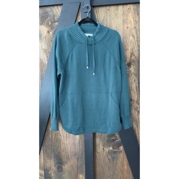 Max Studio Green Kangaroo Pocket Sweater XL Eagles Jets Packers Seahawks - Picture 6 of 7